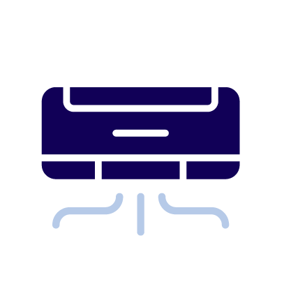 Air Conditioner Ventilation System Icon, data centers